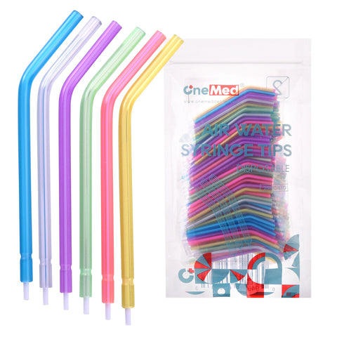 OneMed 1000(4 Bags) Disposable Air Water Syringe Tips Mixed Colors