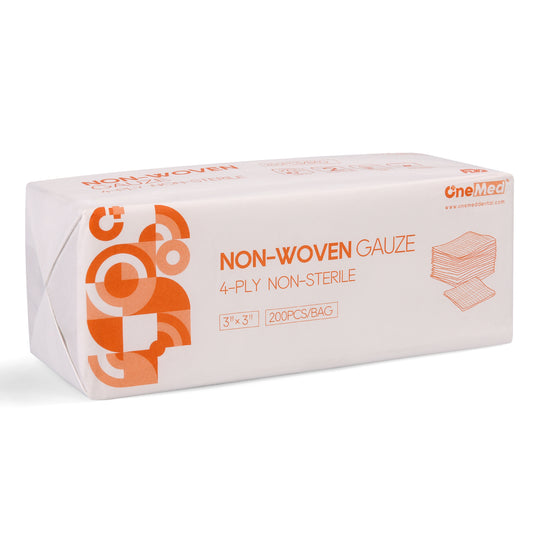 OneMed Ever Ready First Aid Non-Woven Sponges,  3" x 3", 4 Ply -200/Bag