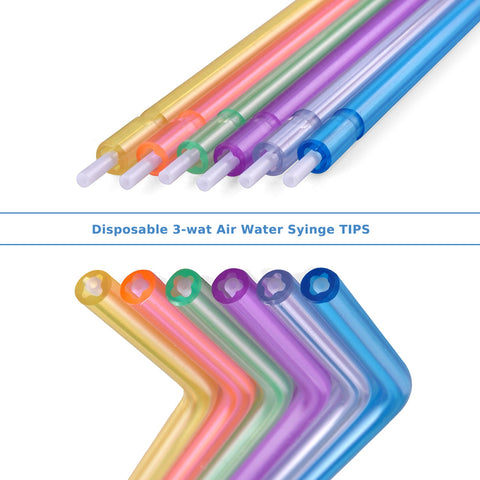 OneMed 1000(4 Bags) Disposable Air Water Syringe Tips Mixed Colors