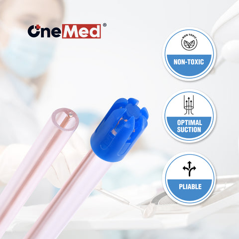 OneMed Dental Disposable Saliva Ejector 100/Bag